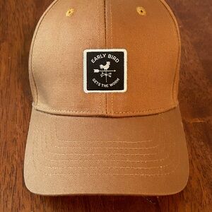Tractor supply light brown ball cap type style hat new without tags